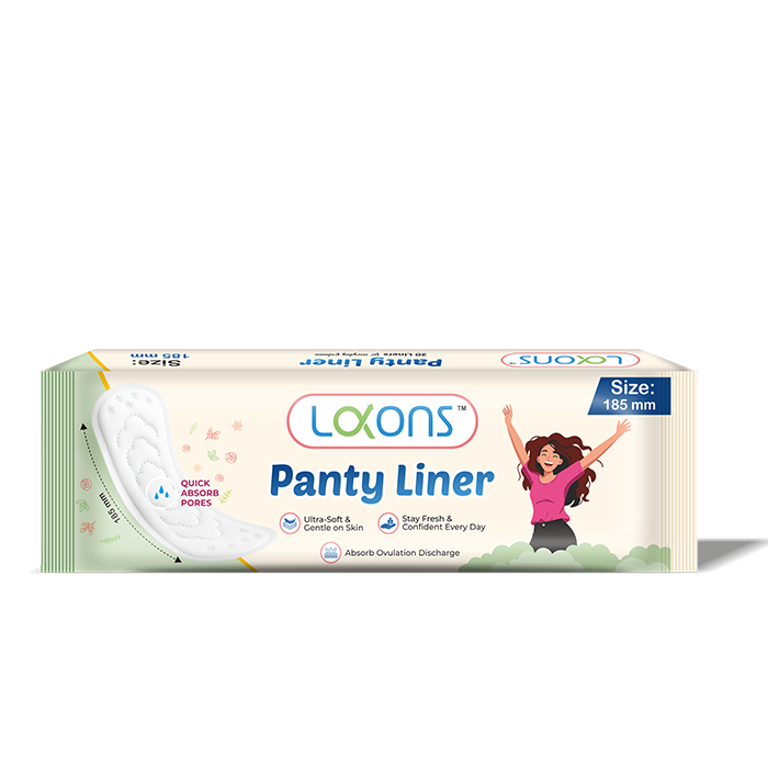 Lakons Premium Panty Liners | 185mm Long | Daily Freshness & Ovulation Protection | Quick-Absorb & Rash-Free